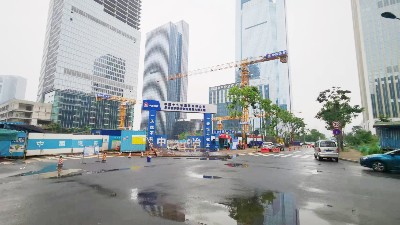 中國十九冶富潤天府新區總部大樓消防及防排煙工程項目--國晉消防工程案例