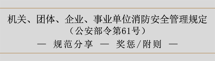 機關、團體、企業、事業單位消防安全管理規定-獎懲、附則-700