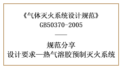 熱氣溶膠預制滅火系統的相關消防設計要求—四川國晉消防