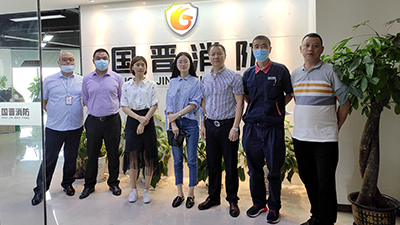 榮幸！成都恒大物業消防維保項目招標蒞臨考察—國晉消防