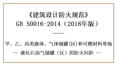 怎樣設置液化石油氣儲罐(區)的防火間距—四川國晉消防分享