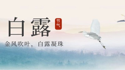 24節氣 | 白露，天漸涼勿露身